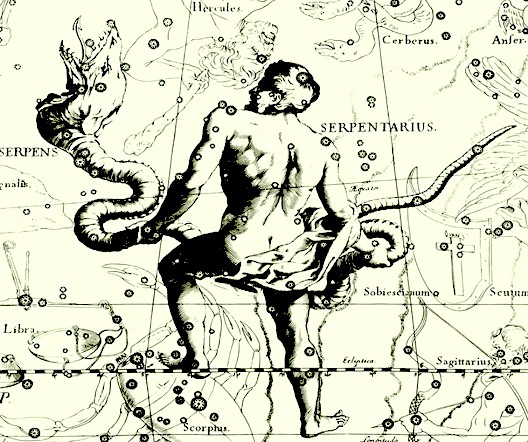 This constellation lies between Sagittarius and Libra.